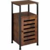 TECTAKE Armoire D’appoint DURHAM Meuble De Rangement Style Vintage 38,5x31,5x81cm - Armoire D’appoint, Table De Chevet, Armoire De Chevet - Bois Foncé Industriel 1 TECTAKE Armoire D’appoint DURHAM Meuble De Rangement Style Vintage 38,5x31,5x81cm - Armoire D’appoint, Table De Chevet, Armoire De Chevet - Bois Foncé Industriel -TECTAKE Soldes 2022 47189706 1