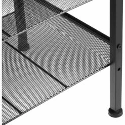 TECTAKE Table D’appoint LINCOLN 40,5x40x50,5cm - Table D’appoint De Style Industriel, Table De Rangement, Table Basse - Bois Foncé Industriel -TECTAKE Soldes 2022 49346362 4