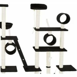 TECTAKE Arbre à Chat SNOOKY 261 Cm - Brise Vent, Film Anti Regards, Toile De Balcon Protection - Noir -TECTAKE Soldes 2022 49734230 3