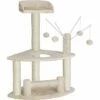 TECTAKE Arbre à Chat BLOUKY 90 Cm - Griffoir, Grattoir Geant, Cadre D´escalade Pour Chat - Beige