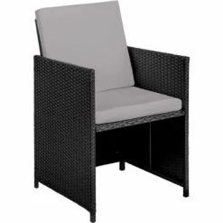 TECTAKE Salon De Jardin MALAGA 10 Places Avec Housse De Protection - Mobilier De Jardin, Meuble De Jardin, Ensemble Table Et Chaises De Jardin - Noir/gris 10 TECTAKE Salon De Jardin MALAGA 10 Places Avec Housse De Protection - Mobilier De Jardin, Meuble De Jardin, Ensemble Table Et Chaises De Jardin - Noir/gris -TECTAKE Soldes 2022 49734255 4