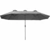 TECTAKE Parasol SILIA En Aluminium 460 X 270 Cm Réglable En Hauteur - Parasol Double, Parasol De Marché, Parasol De Jardin - Gris 2 TECTAKE Parasol SILIA En Aluminium 460 X 270 Cm Réglable En Hauteur - Parasol Double, Parasol De Marché, Parasol De Jardin - Gris -TECTAKE Soldes 2022 51920791 1