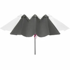 TECTAKE Parasol SILIA En Aluminium 460 X 270 Cm Réglable En Hauteur - Parasol Double, Parasol De Marché, Parasol De Jardin - Gris 10 TECTAKE Parasol SILIA En Aluminium 460 X 270 Cm Réglable En Hauteur - Parasol Double, Parasol De Marché, Parasol De Jardin - Gris -TECTAKE Soldes 2022 51920791 4