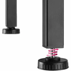 TECTAKE Étagère à Chaussures PORTSMOUTH 100x30,5x72,5cm - Étagère à Chaussures Avec étagères Grillagées, Rangement Pour Chaussures, Organisateur Pour Chaussures - Bois Foncé Industriel -TECTAKE Soldes 2022 53718952 5