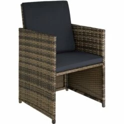 TECTAKE Salon De Jardin PALMA 12 Places Avec Housse De Protection, Variante 2 - Mobilier De Jardin, Meuble De Jardin, Ensemble Table Et Chaises De Jardin - Marron Naturel/gris Foncé 10 TECTAKE Salon De Jardin PALMA 12 Places Avec Housse De Protection, Variante 2 - Mobilier De Jardin, Meuble De Jardin, Ensemble Table Et Chaises De Jardin - Marron Naturel/gris Foncé -TECTAKE Soldes 2022 54898582 4
