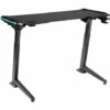 TECTAKE Bureau HEMINGWAY Réglable En Hauteur Électrique 130x 67,2x 72-121cm - Table De Gaming Réglable En Hauteur Avec éclairage LED, Bureau De Gaming, Table D’ordinateur - Noir -TECTAKE Soldes 2022 58238491 1