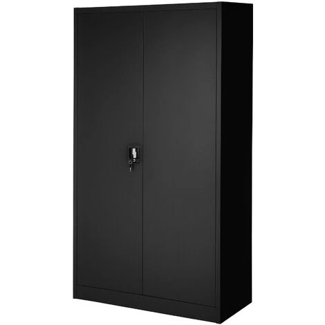 TECTAKE Armoire Métallique 5 Niveaux - Meuble Rangement, Armoire De Bureau, Etagere De Rangement 7 TECTAKE Armoire Métallique 5 Niveaux - Meuble Rangement, Armoire De Bureau, Etagere De Rangement – Image 5