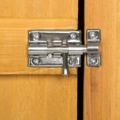 TECTAKE Armoire De Jardin Adossée Taman 75 X 56 X 118 Cm - Maison De Jardin, Cabane De Jardin, Remise De Jardin - Marron -TECTAKE Soldes 2022 65648624 5