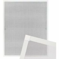 TECTAKE Moustiquaire Pour Fenêtre Cadre En Aluminium Ajustable 80 Cm X 100 Cm Blanc - Blanc -TECTAKE Soldes 2022 66849930 3