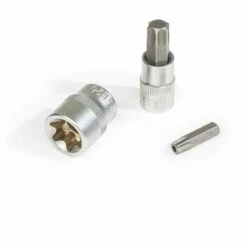 TECTAKE Coffret 34 Pièces Douilles Et Embouts Torx Femelle Et Mâle En Acier Chrome Vanadium - Bleu -TECTAKE Soldes 2022 66849990 4