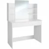TECTAKE Coiffeuse CAMILLE Avec Miroir Et Rangements - Blanc 2 TECTAKE Coiffeuse CAMILLE Avec Miroir Et Rangements - Blanc -TECTAKE Soldes 2022 66850128 1