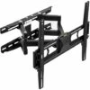 TECTAKE Support Mural TV Orientable Et Inclinable Pour Ecran 32" - 55" Noir - Noir -TECTAKE Soldes 2022 66850867 1