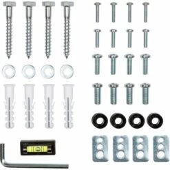 TECTAKE Support Mural TV Orientable Et Inclinable Pour Ecran 32" - 55" Noir - Noir -TECTAKE Soldes 2022 66850867 5