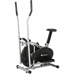 TECTAKE Vèlo Elliptique Avec écran LCD Cross Trainer Home Trainer Appareil De Fitness Cardio 90 Cm X 53 Cm X 158 Cm Noir - Noir