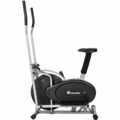 TECTAKE Vèlo Elliptique Avec écran LCD Cross Trainer Home Trainer Appareil De Fitness Cardio 90 Cm X 53 Cm X 158 Cm Noir - Noir -TECTAKE Soldes 2022 66850894 4