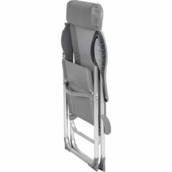 TECTAKE 4 Chaises De Jardin En Aluminium Pliantes 73 Cm X 59 Cm X 110 Cm Gris - Gris -TECTAKE Soldes 2022 66850905 4