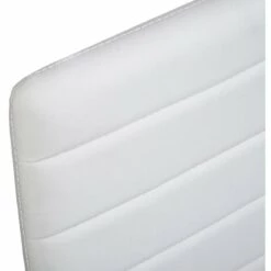 TECTAKE 4 Chaises De Salle à Manger Ou De Cuisine Design épuré Cadre En Acier Blanc -TECTAKE Soldes 2022 66850995 5