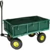 TECTAKE Chariot De Jardin + Bâche Charge Maximum 350 Kg Vert - Vert 1 TECTAKE Chariot De Jardin + Bâche Charge Maximum 350 Kg Vert - Vert -TECTAKE Soldes 2022 66851015 1
