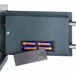 TECTAKE Coffre Fort Electronique De Sécurité En Acier + 2 Clés 20 Cm X 31 Cm X 22 Cm Gris - Noir -TECTAKE Soldes 2022 66851026 5