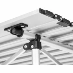 TECTAKE Table Pliante De Camping 70 Cm X 70 Cm X 70 Cm En Aluminium + Sac De Transport - Gris -TECTAKE Soldes 2022 66851065 5