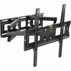 TECTAKE Support TV Mural, Support Mural TV, Support TV, Support Mural, Support TV Mural Orientable Et Inclinable - Noir