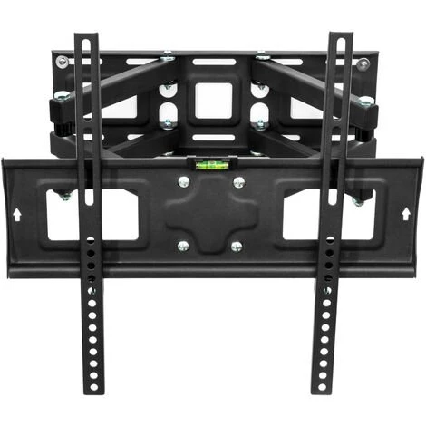 TECTAKE Support TV Mural, Support Mural TV, Support TV, Support Mural, Support TV Mural Orientable Et Inclinable - Noir 4 TECTAKE Support TV Mural, Support Mural TV, Support TV, Support Mural, Support TV Mural Orientable Et Inclinable - Noir – Image 2