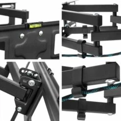 TECTAKE Support TV Mural, Support Mural TV, Support TV, Support Mural, Support TV Mural Orientable Et Inclinable - Noir 9 TECTAKE Support TV Mural, Support Mural TV, Support TV, Support Mural, Support TV Mural Orientable Et Inclinable - Noir -TECTAKE Soldes 2022 66851124 3