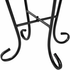 TECTAKE Table De Jardin, D'Appoint, De Balcon, De Bistrot, Table De Terrasse En Mosaïque 30 Cm X 30 Cm X 61,5 Cm Marron - Marron Terracotta -TECTAKE Soldes 2022 66851151 4