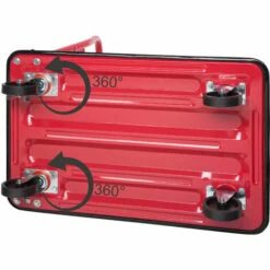 TECTAKE Chariot De Transport à Plateau Pliable En Acier 73 Cm X 47 Cm X 83 Cm Charge 150 Kg Rouge - Rouge -TECTAKE Soldes 2022 66851236 4
