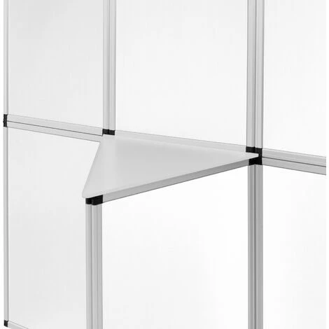 TECTAKE Panneau D'Exposition D'Affichage Publicitaire En Aluminium 180 Cm X 200 Cm Blanc + Sac De Transport - Blanc 6 TECTAKE Panneau D'Exposition D'Affichage Publicitaire En Aluminium 180 Cm X 200 Cm Blanc + Sac De Transport - Blanc – Image 4