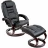 TECTAKE Fauteuil Relax Pied Rond - Fauteuil Avec Repose-pied, Fauteuil Barcante, Fauteuil A Bascule - Noir 1 TECTAKE Fauteuil Relax Pied Rond - Fauteuil Avec Repose-pied, Fauteuil Barcante, Fauteuil A Bascule - Noir -TECTAKE Soldes 2022 66851567 1