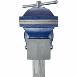 TECTAKE Etau D'Etabli à Base Tournante 165 Mm En Fonte Bleu - Bleu -TECTAKE Soldes 2022 66851733 5