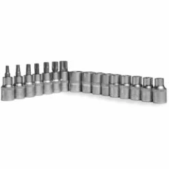 TECTAKE Set Coffret à Outils Boîte, Avec 16 Douilles 1/2" Torx Acier Chrome Vanadium Bleu - Bleu -TECTAKE Soldes 2022 66851779 3