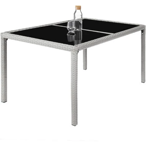 TECTAKE Salon De Jardin 6 Places Avec Housse De Protection - Mobilier De Jardin, Meuble De Jardin, Ensemble Table Et Chaises De Jardin - Gris Clair/crème 7 TECTAKE Salon De Jardin 6 Places Avec Housse De Protection - Mobilier De Jardin, Meuble De Jardin, Ensemble Table Et Chaises De Jardin - Gris Clair/crème – Image 5