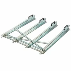 TECTAKE Chevalet à Bûches, Chevalet De Sciage, Chevalet De Tronçonnage Pliable - 4 Supports De Train - Gris -TECTAKE Soldes 2022 66851944 3