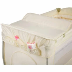 TECTAKE Lit Parapluie DODO Réglable En Hauteur + Sac De Transport 132 Cm X 75 Cm X 104 Cm Beige - Beige -TECTAKE Soldes 2022 66852049 2