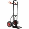 TECTAKE Chariot De Transport, Diable De Manutention Charge 100 Kg Pliable En Acier Roues Pneumatiques 53 Cm X 49 Cm X 112,5 Cm Noir - Noir -TECTAKE Soldes 2022 66852100 1