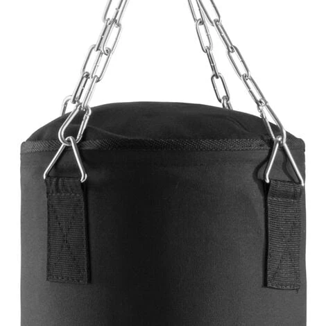 TECTAKE Sac De Boxe - Sac De Frappe, Punching Ball, Sac De Sable - Noir 4 TECTAKE Sac De Boxe - Sac De Frappe, Punching Ball, Sac De Sable - Noir – Image 2