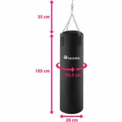 TECTAKE Sac De Boxe - Sac De Frappe, Punching Ball, Sac De Sable - Noir 9 TECTAKE Sac De Boxe - Sac De Frappe, Punching Ball, Sac De Sable - Noir -TECTAKE Soldes 2022 66852101 4