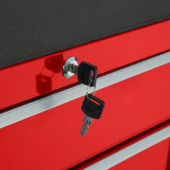 TECTAKE Servante D'Atelier à Outils 5 Tiroirs 69 Cm X 33 Cm X 79 Cm Rouge - Rouge 10 TECTAKE Servante D'Atelier à Outils 5 Tiroirs 69 Cm X 33 Cm X 79 Cm Rouge - Rouge -TECTAKE Soldes 2022 66852104 4