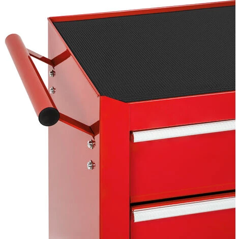TECTAKE Servante D'Atelier à Outils 5 Tiroirs 69 Cm X 33 Cm X 79 Cm Rouge - Rouge 7 TECTAKE Servante D'Atelier à Outils 5 Tiroirs 69 Cm X 33 Cm X 79 Cm Rouge - Rouge – Image 5
