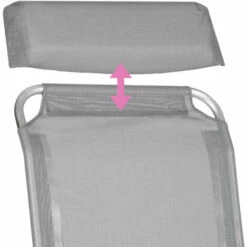 TECTAKE 2 Chaises Pliantes Longues De Jardin De Camping Réglables Sur 5 Positions En Aluminium Gris - Gris 11 TECTAKE 2 Chaises Pliantes Longues De Jardin De Camping Réglables Sur 5 Positions En Aluminium Gris - Gris -TECTAKE Soldes 2022 66852106 5