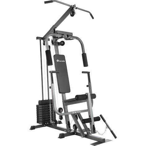 TECTAKE Station De Musculation Appareil à Charge Modulable- Fonction Chest Press - Charge Maximale 150 Kg - Noir 3 TECTAKE Station De Musculation Appareil à Charge Modulable- Fonction Chest Press - Charge Maximale 150 Kg - Noir