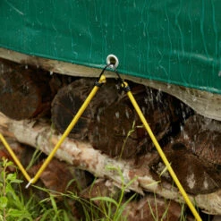 TECTAKE Bâche De Protection étanche Verte - Bache Piscine, Bache, Bache Pour Bassin - 2 X 3 M - Vert -TECTAKE Soldes 2022 66852157 3