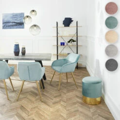 TECTAKE Pouf Coffre De Rangement Aspect Velours SARINA - Tabouret Bas, Tabouret Design, Petit Tabouret - Gris Foncé 9 TECTAKE Pouf Coffre De Rangement Aspect Velours SARINA - Tabouret Bas, Tabouret Design, Petit Tabouret - Gris Foncé -TECTAKE Soldes 2022 66852161 3