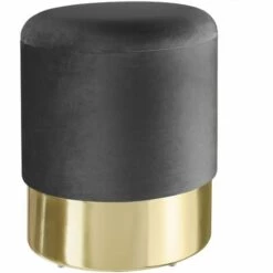 TECTAKE Pouf Coffre De Rangement Aspect Velours SARINA - Tabouret Bas, Tabouret Design, Petit Tabouret - Gris Foncé 10 TECTAKE Pouf Coffre De Rangement Aspect Velours SARINA - Tabouret Bas, Tabouret Design, Petit Tabouret - Gris Foncé -TECTAKE Soldes 2022 66852161 4