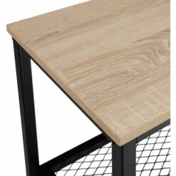 TECTAKE Table Console BRISTOL 100x30x81cm - Console, Table D’entrée, Table D’appoint - Bois Clair Industriel, Chêne Sonoma -TECTAKE Soldes 2022 66852203 5