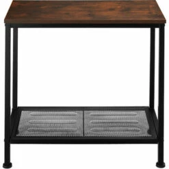 TECTAKE Table D’appoint FILTON 60x30,5x60,5cm - Table D’appoint, Console, Table D’entrée - Bois Foncé Industriel 9 TECTAKE Table D’appoint FILTON 60x30,5x60,5cm - Table D’appoint, Console, Table D’entrée - Bois Foncé Industriel -TECTAKE Soldes 2022 66852209 3