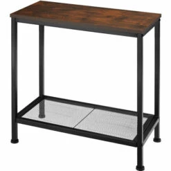 TECTAKE Table D’appoint FILTON 60x30,5x60,5cm - Table D’appoint, Console, Table D’entrée - Bois Foncé Industriel 10 TECTAKE Table D’appoint FILTON 60x30,5x60,5cm - Table D’appoint, Console, Table D’entrée - Bois Foncé Industriel -TECTAKE Soldes 2022 66852209 4