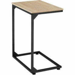 TECTAKE Table D’appoint CARDIFF 55,5x35x67cm - Table D’appoint De Style Industriel, Table Basse, Table De Canapé - Bois Clair Industriel, Chêne Sonoma -TECTAKE Soldes 2022 66852210 3